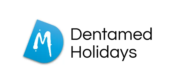 dentamed holidays dental medical travel logo Logo of Dentamed Holidays, a trusted dental and medical travel agency for international travelers in Vietnam