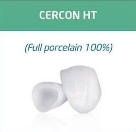 Infographics of Cercon HT dental crown available at Dr. Care Implant Clinic in Ho Chi Minh City, a popular medical and dental travel destination in Vietnam in 2026