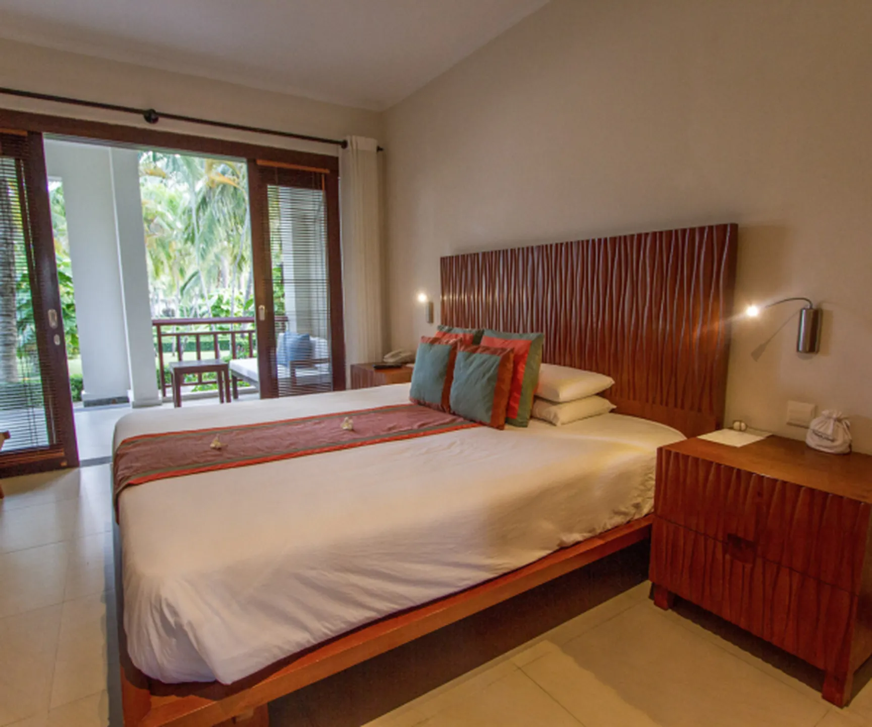 standard room with balcony and garden view at Blue Ocean Resort Mui Ne Vietnam