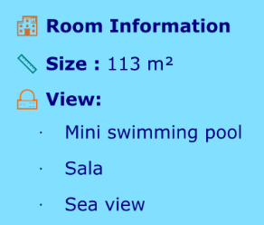 Sea View Family Bungalow Room Information 