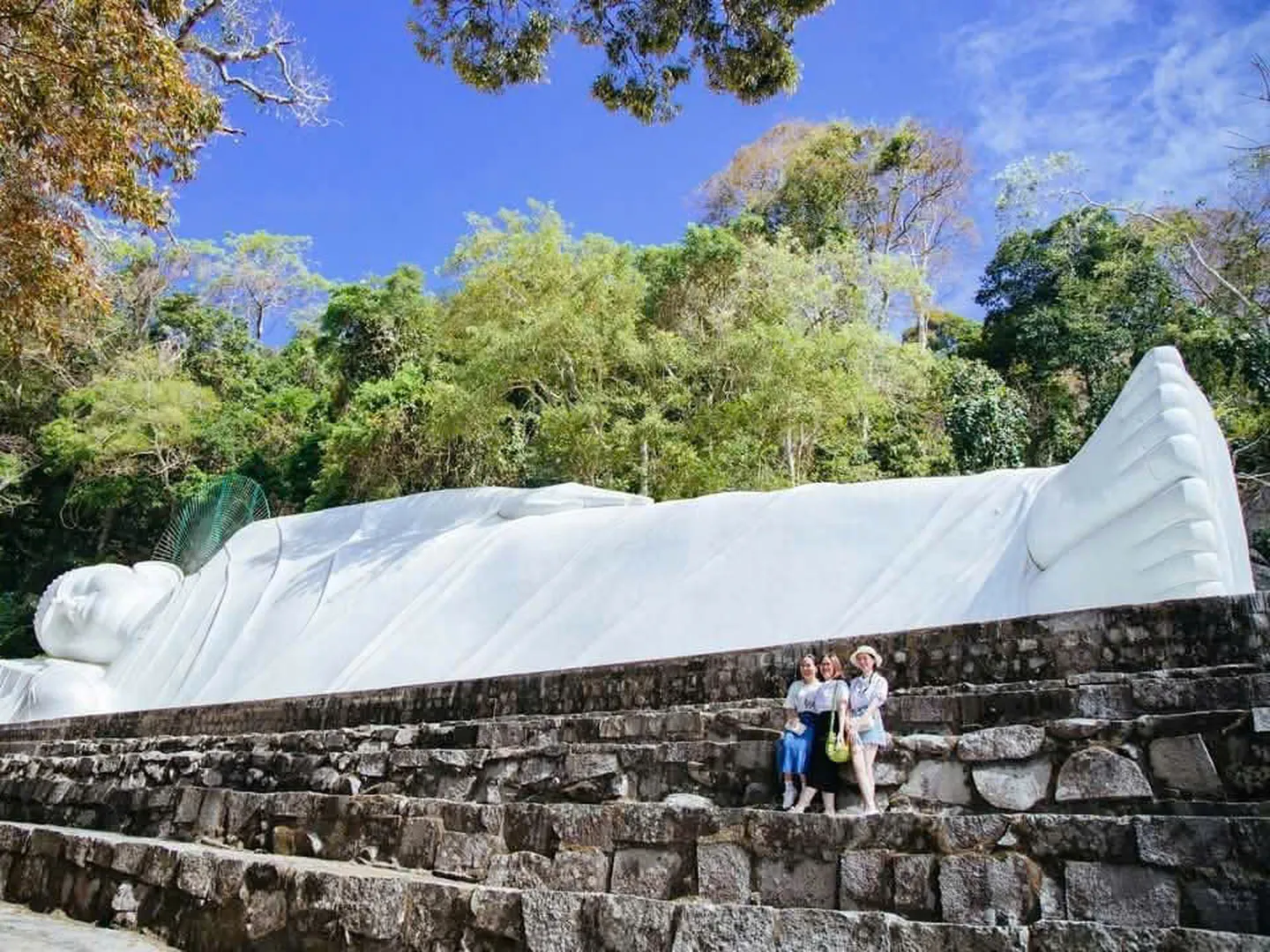Reclining Buddha at Ta Kou Mountain Vietnam