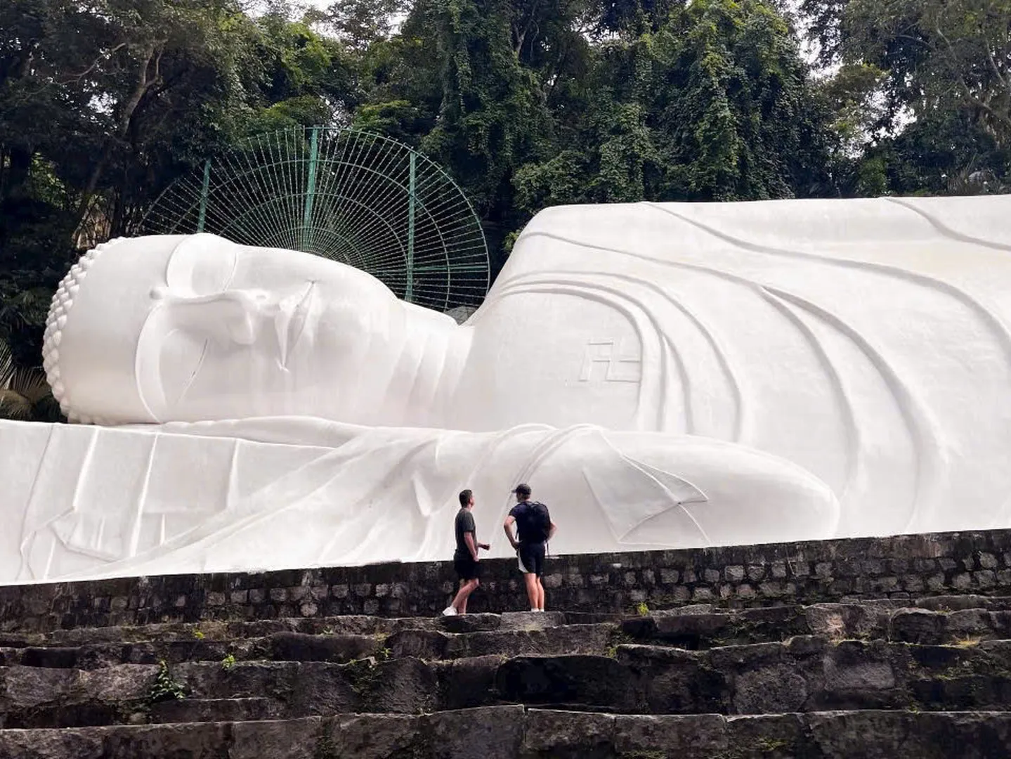 Reclining Buddha at Ta Kou Mountain Vietnam